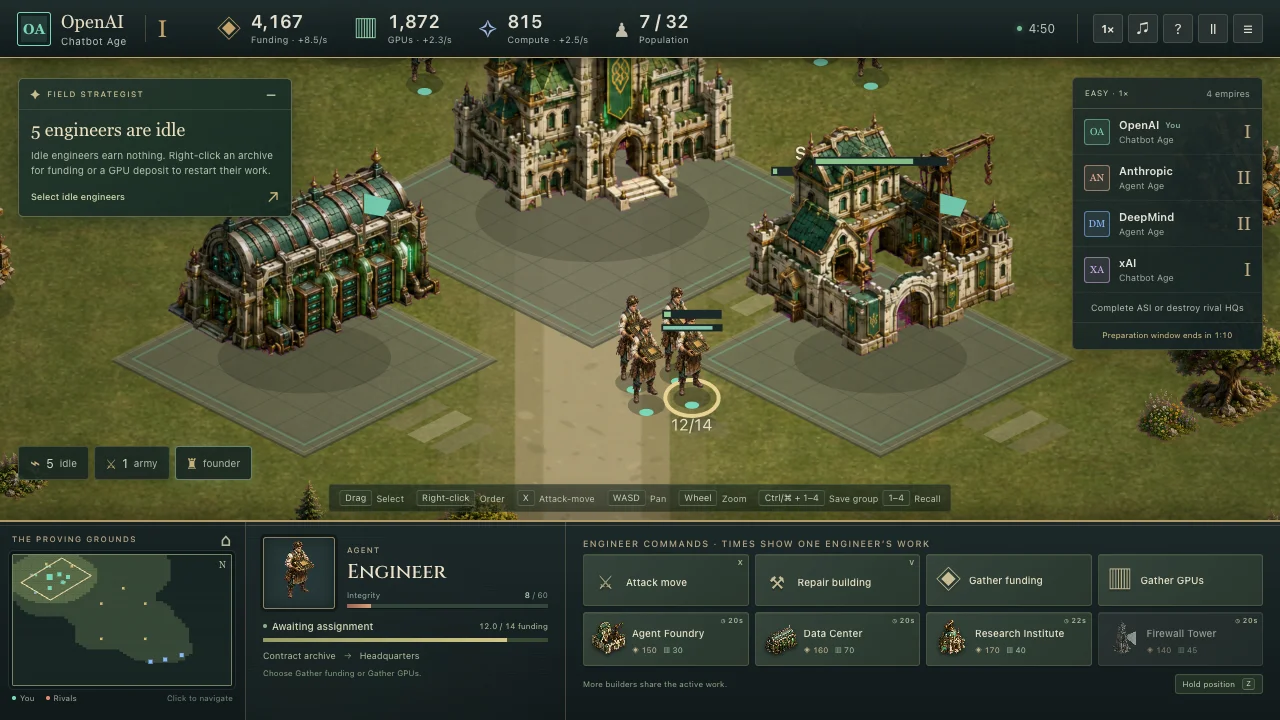 AGI of Empires gameplay screenshot 2