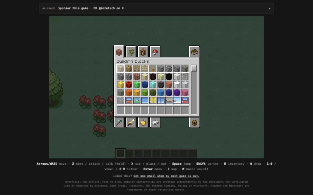 Pokémon Redstone gameplay screenshot 2